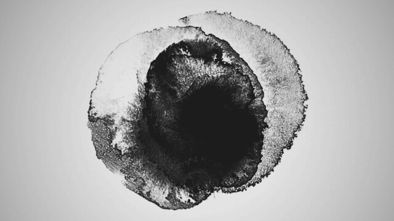 A k-hole looks like a dark hole where you are falling in