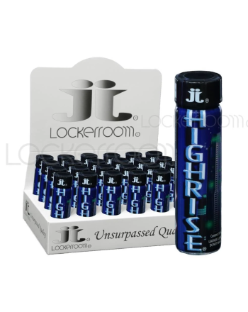 Lockerroom Poppers Highrise Blue Tall 30ml - BOX 24 flesjes