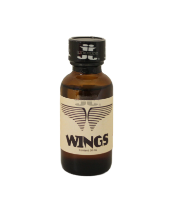 Lockerroom Poppers Wings Brown 30ml – BOX 12 flesjes