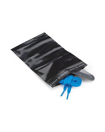 Opaque black ziplock bag 12 x 18 cm