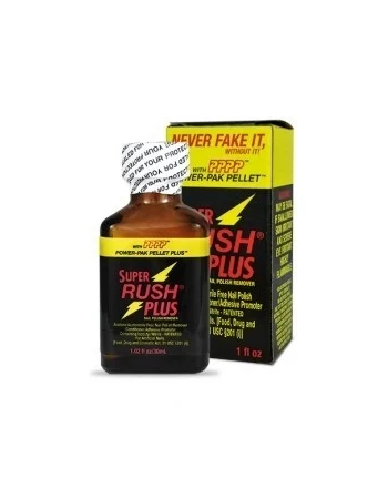 PWD Poppers Super Rush Plus Black 25ml – BOX 18 flesjes