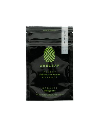 XRELEAF Full Spectrum Kratom Extract with 20% Mitragynine - 1G