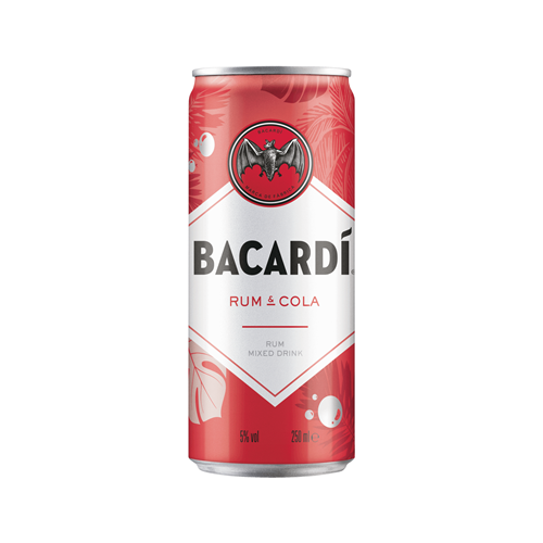 Bacardi Carta Blanca & Cola 250 ml