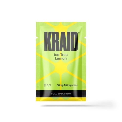 KRAID Ice-T Lemon – Wateroplosbare kratom, volledig spectrum kopen Funcaps