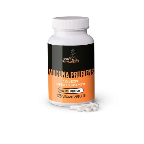 Body Supplements - Mucuna Pruriens Vega Caps 400mg (125 pieces)